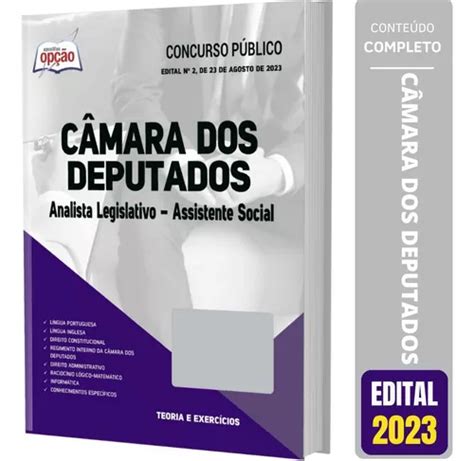 Apostila Câmara Dos Deputados 2023 Assistente Social MercadoLivre