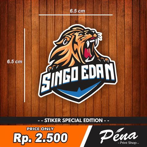 Sticker Stiker Singo Edan Suporter Arema Malang Lazada Indonesia