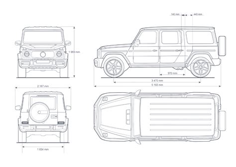 Mercedes-Benz G-Class G63 AMG Blueprint