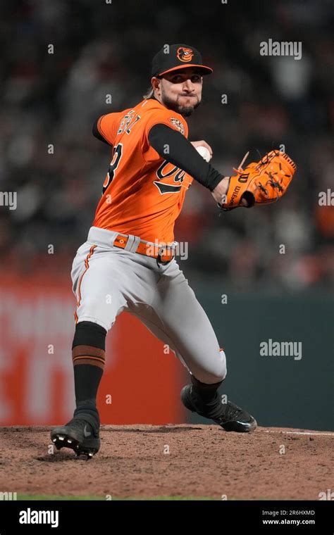 Baltimore Orioles Pitcher Cionel Perez During A Baseball Game Against