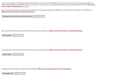 Solved U S Consumers Are Increasingly Viewing Debit Cards Chegg