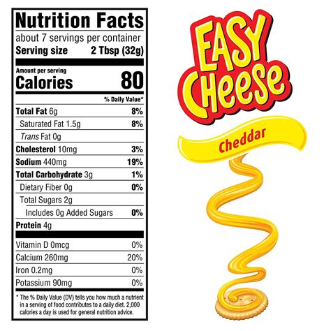 Easy Cheese Cheddar Snack 8 oz - Convenient Cheese Snack for Quick ...