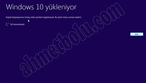 Windows 10 Kurma Yükseltme Rehberi Resimli Anlatım Ahmet Bolu