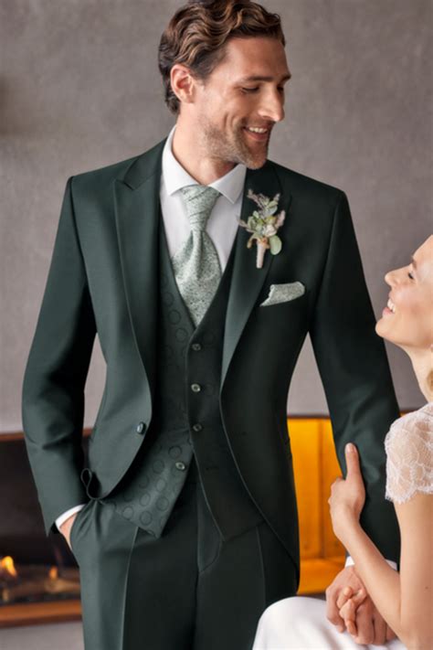 Forest Green 3 piece Wedding Suit - Tom Murphy's Formal and Menswear