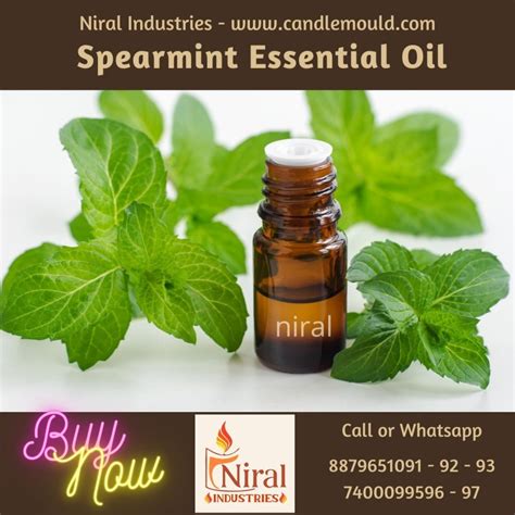 Spearmint Essential Oil Niral Industries Essential Oil 10 Ml