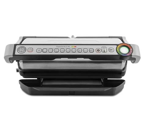 Buy Tefal Optigrill Xl Gc D Grill Stainless Steel Black Free