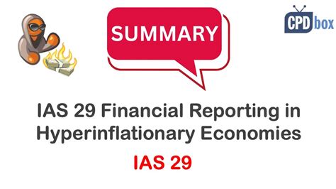 Ias 29 Financial Reporting In Hyperinflationary Economies Summary 2021