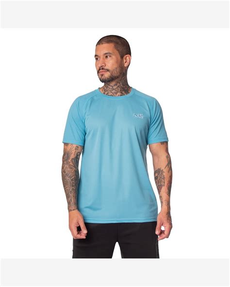 Riachuelo Camiseta Masculina Red Nose Esportiva Lisa Azul Claro