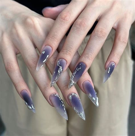 Punk Nails Edgy Nails Grunge Nails Stylish Nails Sharp Nails Asian