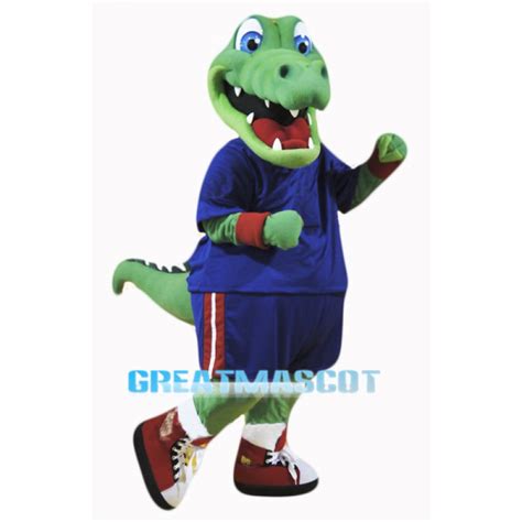 College Alligator Mascot Costume