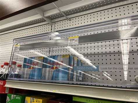 Local suburban Walgreens locks up Red Bull : r/mildlyinteresting