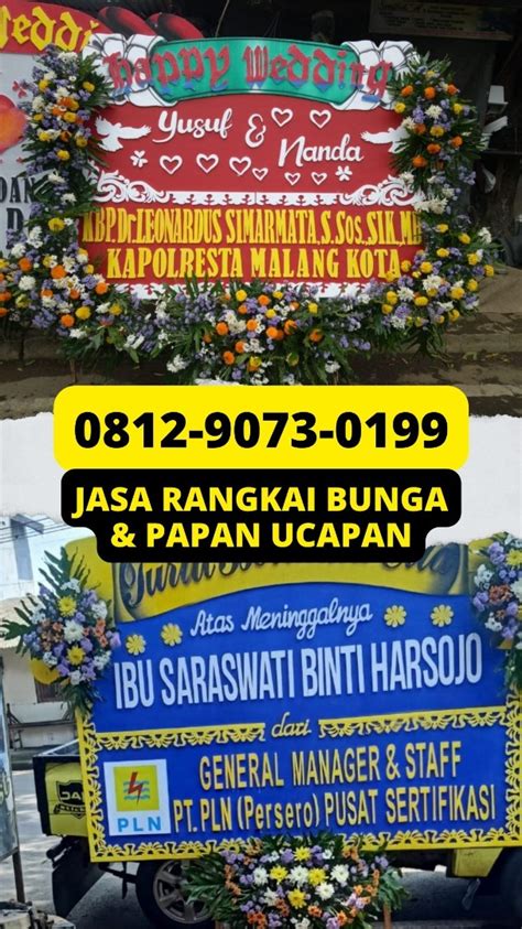 Jual Karangan Bunga Ucapan Di Malang On Carousell