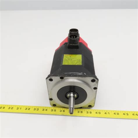 Fanuc A06B 0313 B005 127V 3Ph 8 Pole 3000RPM AC Servo Motor Pulse Coder