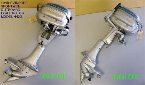 Evinrude Sportwin Outboard Motor Model