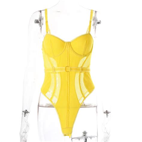 Mature Adult Sexy Yellow Lace Babydoll Backless Night Dress Bodysuits Lingerie For Women Buy