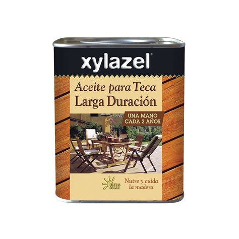 Aceite De Teca 750ml De Larga Duracion Xylazel Incoloro Precio