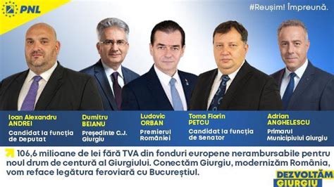 Guvernul Pnl Guvernul Fondurilor Europene Giurgiu Tribune