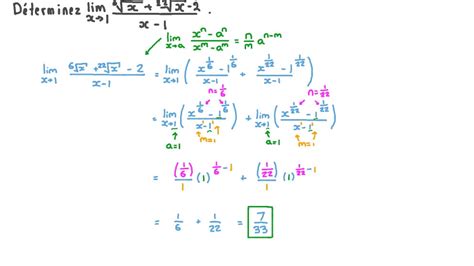 Vid O Question D Terminer La Limite Dune Diff Rence De Puissances