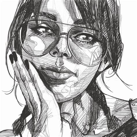 Glasses By Davoxime On Deviantart Deviantart Male Sketch Art