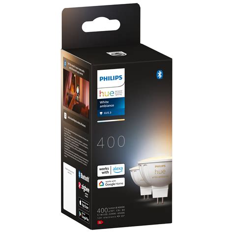 Philips Hue WA MR16 LED glödlampa 5 1 W GU5 3 2 pack Elgiganten