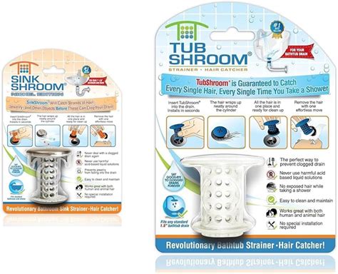 Sinkshroom Revolutionary Bathroom Sink Drain Protector Hair