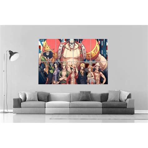 One Piece Manga Anime Wall Art Poster Grand Format A0 Large Print Cdiscount