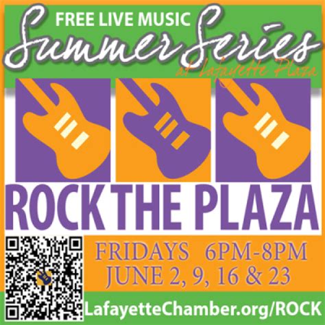 Rock The Plaza Music Concerts Lafayette 2023 Event Calendar