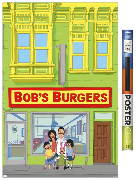 Bob's Burgers - Key Art Wall Poster, 22.375" x 34" - Walmart.com