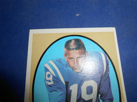 1970 TOPPS 180 JOHNNY UNITAS EX MT 2 EBay