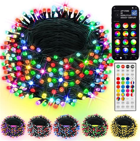 Amazon Dazzle Bright Smart Color Changing Christmas Lights Ft