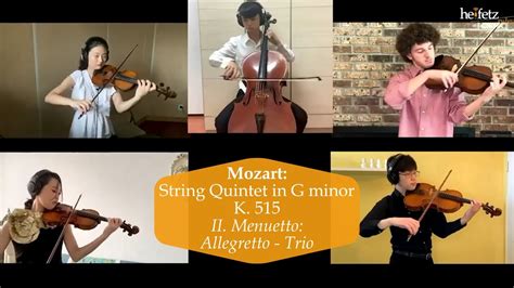 Heifetz Mozart String Quintet In G Minor K Ii Virtual