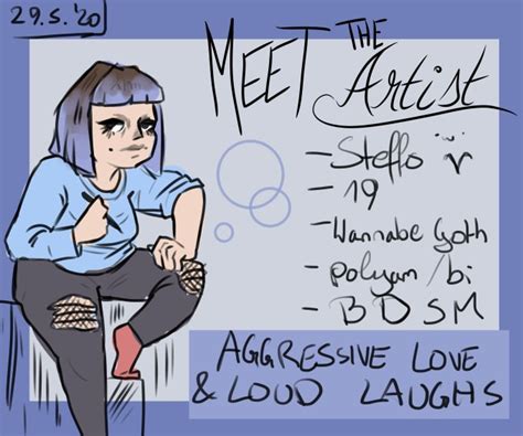 Make You A Meet This Person Meet The Artist Thing By Ilovebluecircle