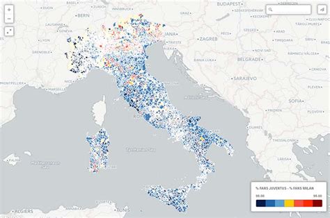 Juventus Milan La Mappa Dei Tifosi La Gazzetta Dello Sport