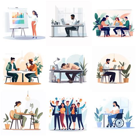 Stylized Corporate Illustrations Midjourney Prompt | PromptBase