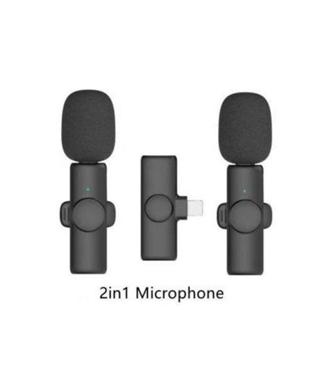 Microphone Lavalier Sans Fil Type C Et Lightning K9