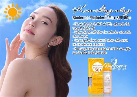 Kem chống nắng Bioderma Photoderm Nude Touch mẫu mới EVA