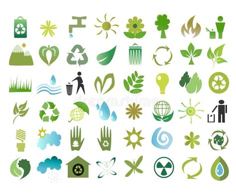 Ecology Stickers Save Green Earth Planet Clean Environment Eco Labels Recent Vector Badges