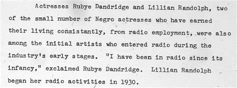 Showbiz Imagery and Forgotten History, Early African-American actresses ...