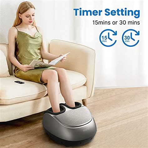 Renpho Foot Massager Machine With Heat Shiatsu Deep Kneading Multi Level Settings Delivers