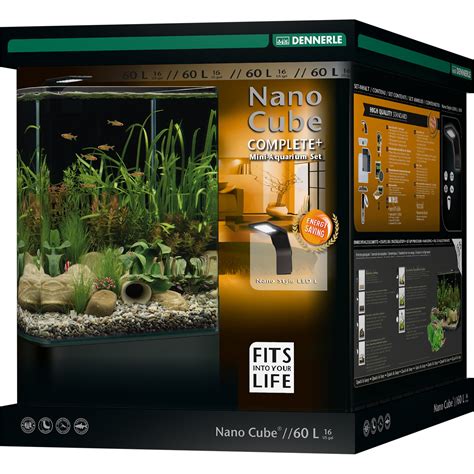 DENNERLE Nano Cube Complete 60 L Nano Aquarium 38 X 38 X 43 Cm Avec