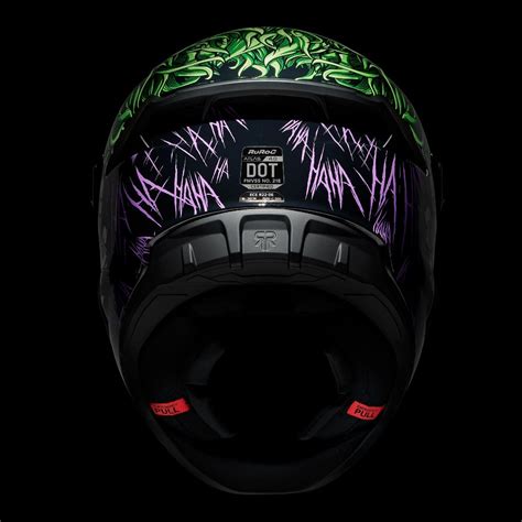 Ruroc Atlas 40 The Joker Full Face Bluetooth Motorcycle Helmet Ruroc