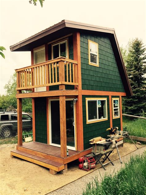 A Two Story Tiny House Built And Shard By Noah Hedges