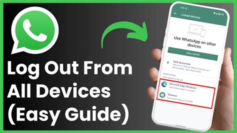 How To Logout Whatsapp From Other Devices Youtube