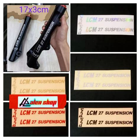 STIKER CUTTING SHOCK LCM 27 SUSPENSION Lazada Indonesia