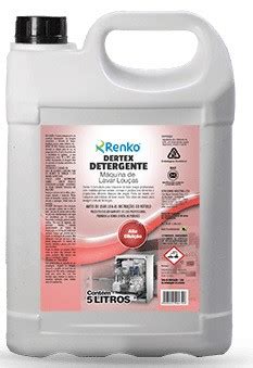 Dertex Detergente Lava Louças 5L Renko Med4connect br