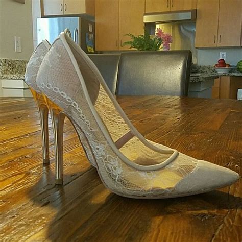 Bcbg Opia Lace High Heel Size 8 12 Lace High Heels Heels High Heels