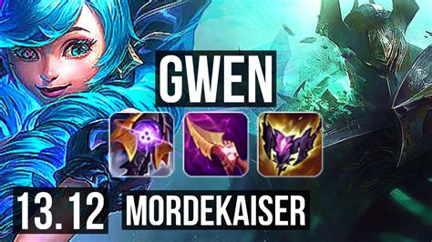 Gwen Vs Morde Top 9 Solo Kills 10 2 4 Dominating Kr Master 13