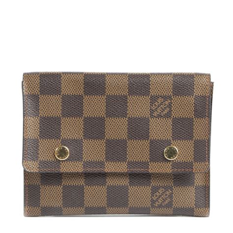 Louis Vuitton Damier Ebene Wallet Labellov Buy and Sell Authentic Luxury