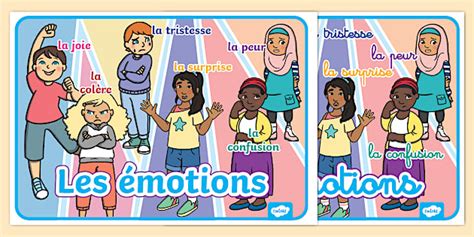 Affiche Les émotions Hecho Por Educadores Twinkl