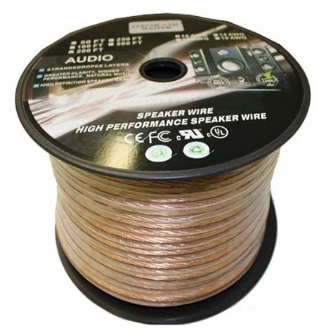 Electronic Master 100 Ft 10 2 Stranded Speaker Wire EM6810100 The